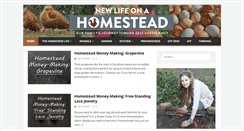 Desktop Screenshot of newlifeonahomestead.com